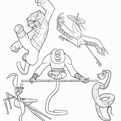 Ourcoloringpage Kung Fu Panda 7