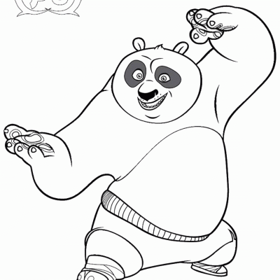 Ourcoloringpage Kung Fu Panda 9