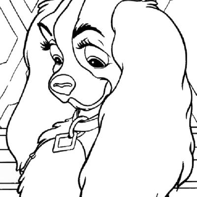 Ourcoloringpage Lady And The Tramp 12