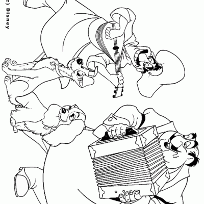 Ourcoloringpage Lady And The Tramp 25