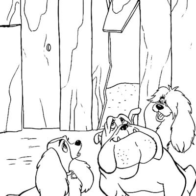Ourcoloringpage Lady And The Tramp 28