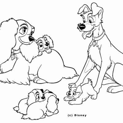 Ourcoloringpage Lady And The Tramp 2