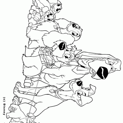 Ourcoloringpage Lady And The Tramp 30