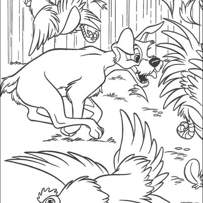Ourcoloringpage Lady And The Tramp 34
