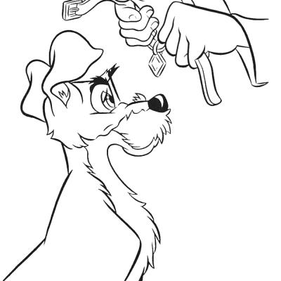 Ourcoloringpage Lady And The Tramp 37