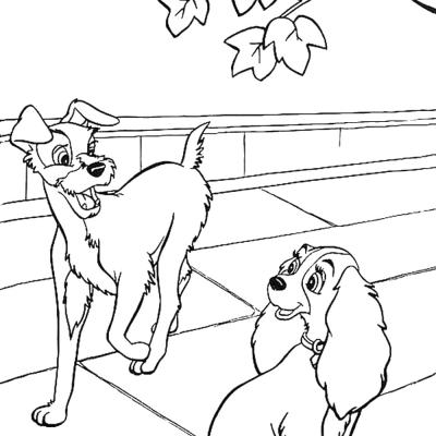 Ourcoloringpage Lady And The Tramp 5