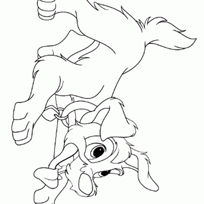 Ourcoloringpage Lady And The Tramp 6