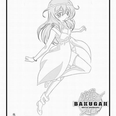 Ourcoloringpage Bakugan 6