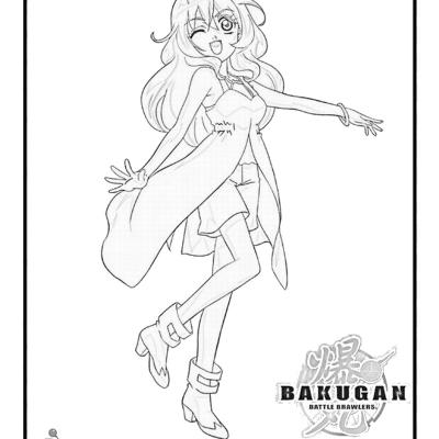Ourcoloringpage Bakugan 7
