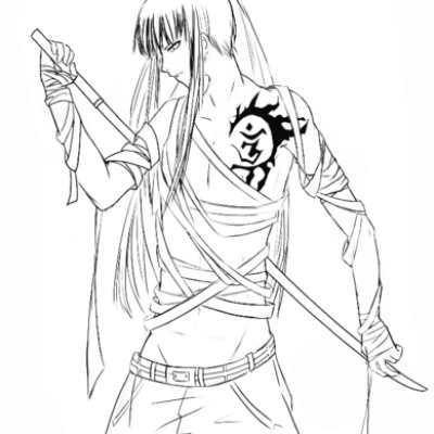 Ourcoloringpage D.gray Man 3