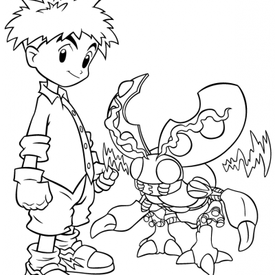 Ourcoloringpage Digimon 1