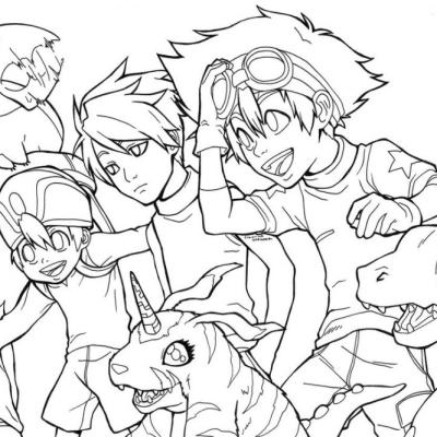 Ourcoloringpage Digimon 2