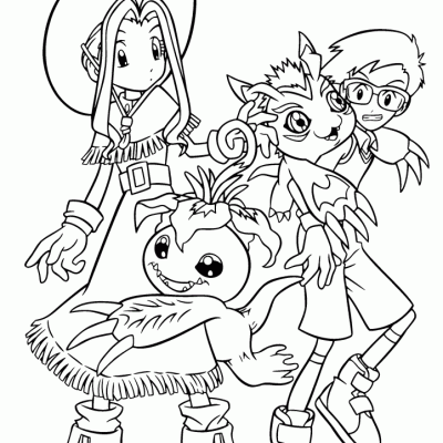 Ourcoloringpage Digimon 3