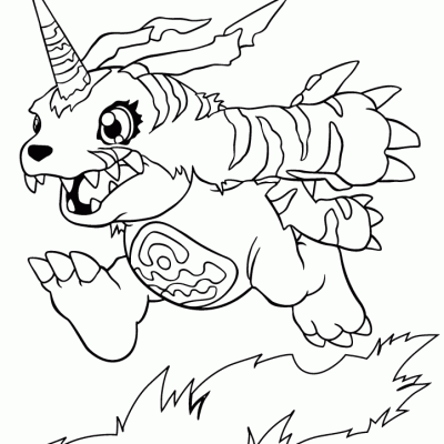 Ourcoloringpage Digimon 4