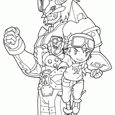 Ourcoloringpage Digimon 5