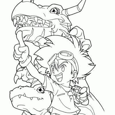 Ourcoloringpage Digimon 6