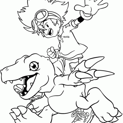 Ourcoloringpage Digimon 7
