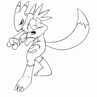 Ourcoloringpage Digimon 8