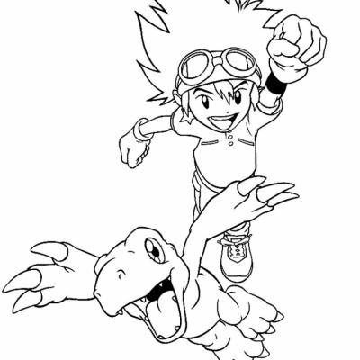 Digimon Coloring Pages - Unleash Your Digital Adventure with Exciting Printable Coloring Sheets!