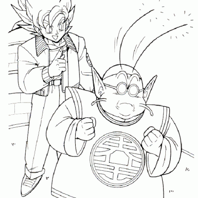 Ourcoloringpage Dragon Ball Z 16