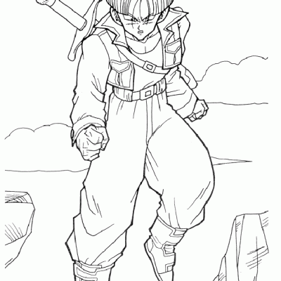 Ourcoloringpage Dragon Ball Z 1