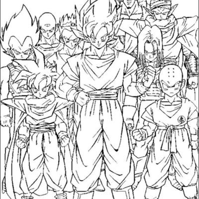 Ourcoloringpage Dragon Ball Z 40