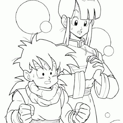 Ourcoloringpage Dragon Ball Z 4