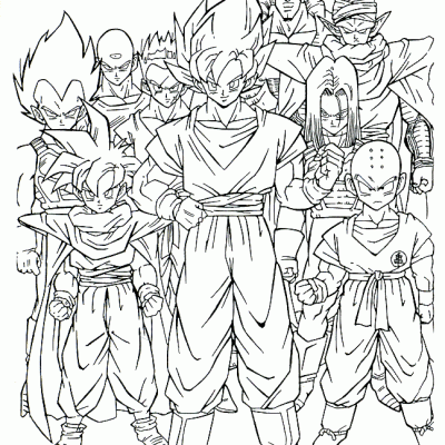 Ourcoloringpage Dragon Ball Z 52