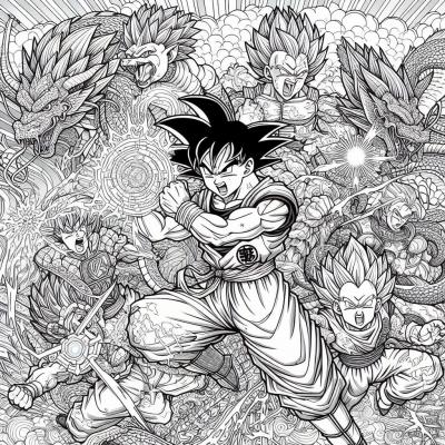 Ourcoloringpage Dragon Ball Z 56