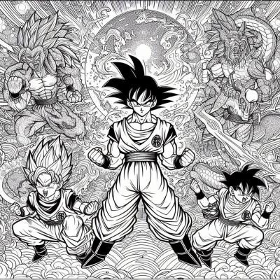 Ourcoloringpage Dragon Ball Z 63