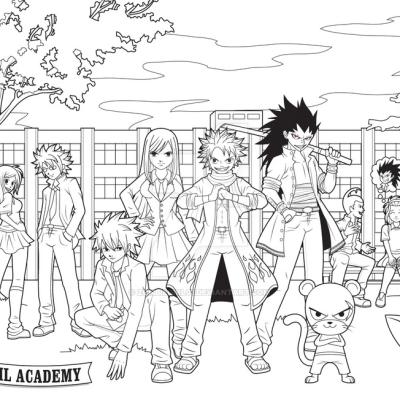 Ourcoloringpage Fairy Tail 6