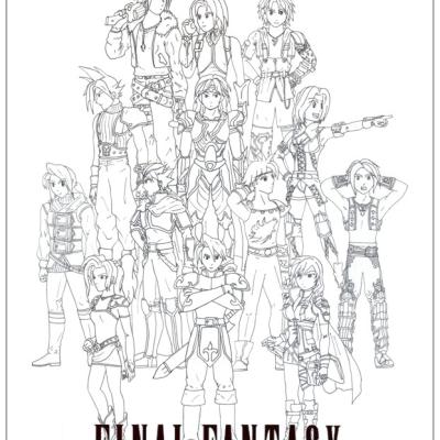 Ourcoloringpage Final Fantasy 18