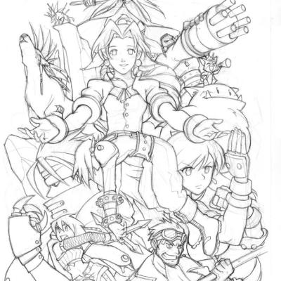 Ourcoloringpage Final Fantasy 3