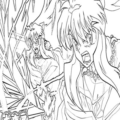 Ourcoloringpage Inuyasha 14
