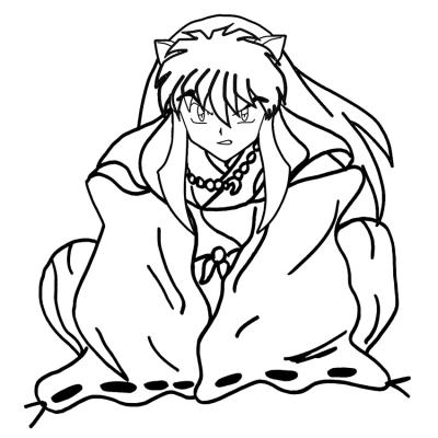 Ourcoloringpage Inuyasha 29