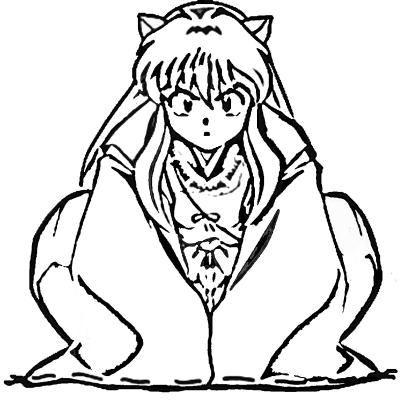 Ourcoloringpage Inuyasha 2