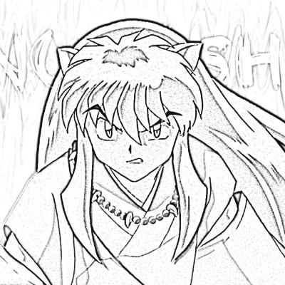 Ourcoloringpage Inuyasha 30