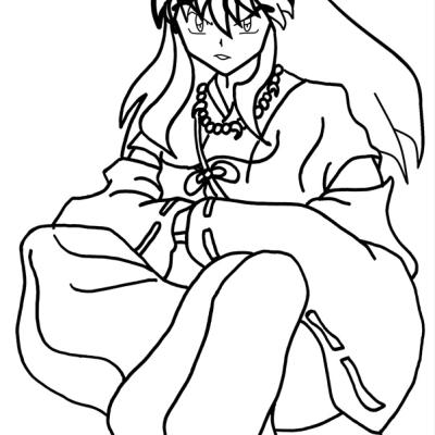 Ourcoloringpage Inuyasha 32