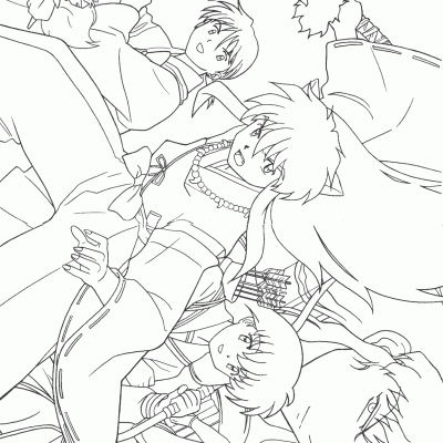 Ourcoloringpage Inuyasha 35