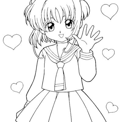 Ourcoloringpage Sakura 12