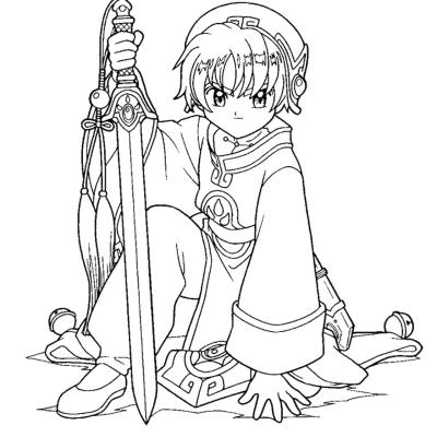 Ourcoloringpage Sakura 36