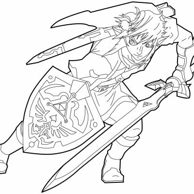 Ourcoloringpage The Legend Of Zelda 10