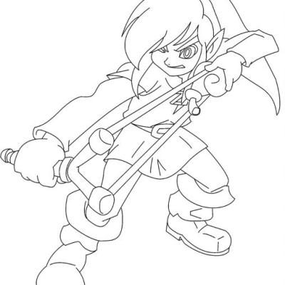 Ourcoloringpage The Legend Of Zelda 11
