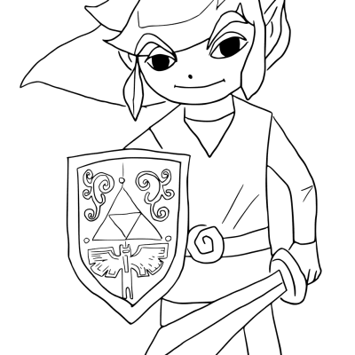 Ourcoloringpage The Legend Of Zelda 12