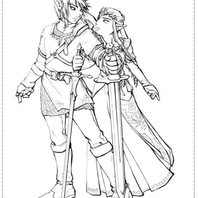 Ourcoloringpage The Legend Of Zelda 1