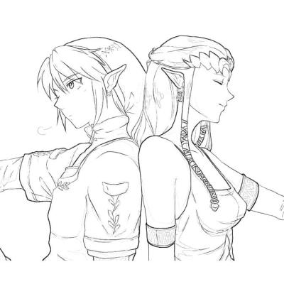 Ourcoloringpage The Legend Of Zelda 34