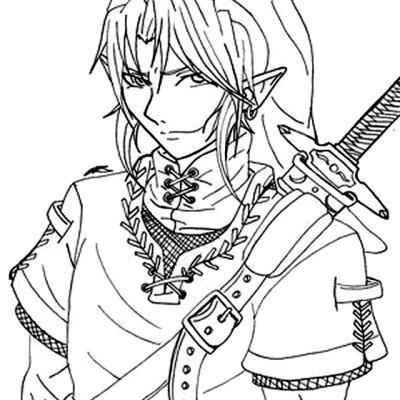 Ourcoloringpage The Legend Of Zelda 36