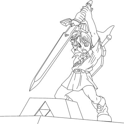 Ourcoloringpage The Legend Of Zelda 40