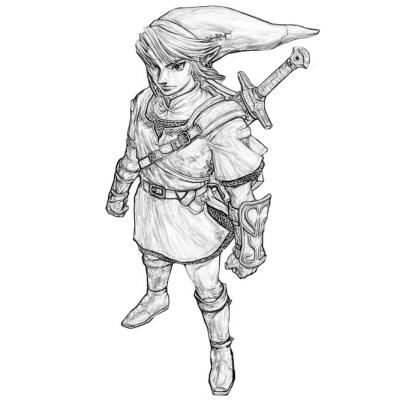 Ourcoloringpage The Legend Of Zelda 41
