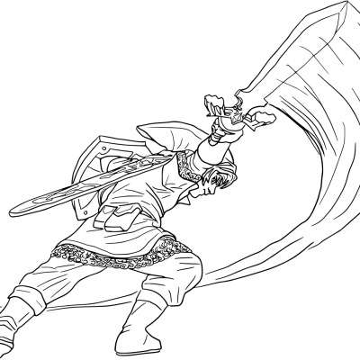 Ourcoloringpage The Legend Of Zelda 43